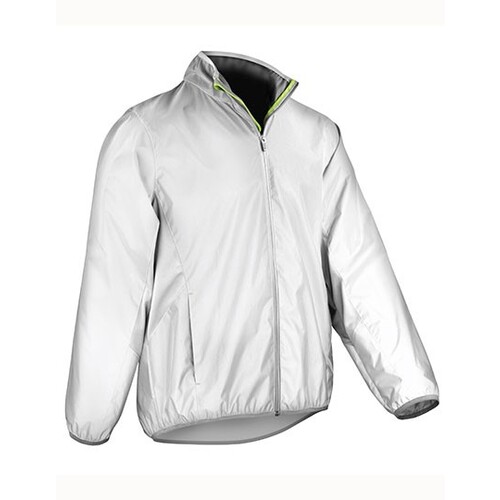 SPIRO Luxe Reflectex Hi-Vis Jacket (Neon White, XXS)