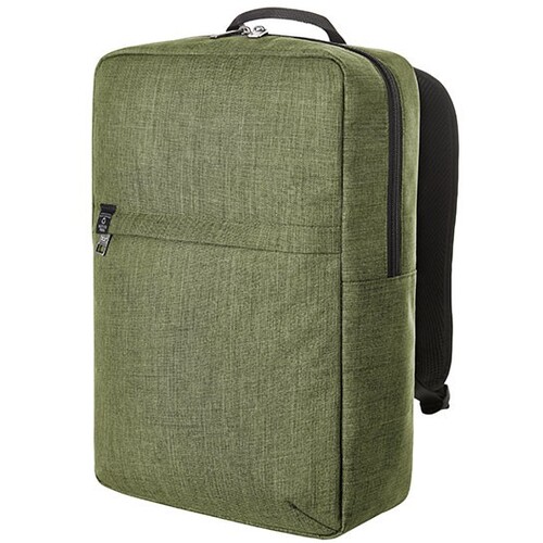 Halfar Notebook Backpack Europe (Green-Sprinkle, 28 x 42 x 12 cm)