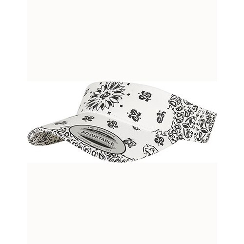 Bandana print visor