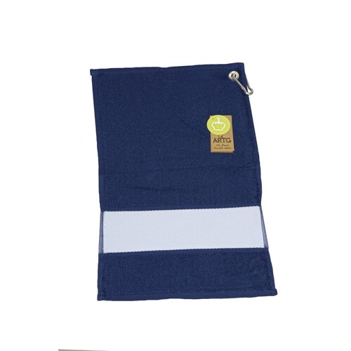 A&amp;R SUBLI-Me® GOLF Towel (French Navy, 30 x 50 cm)