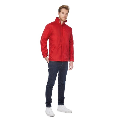 B&C COLLECTION Jacket Ocean Shore (Red, 3XL)