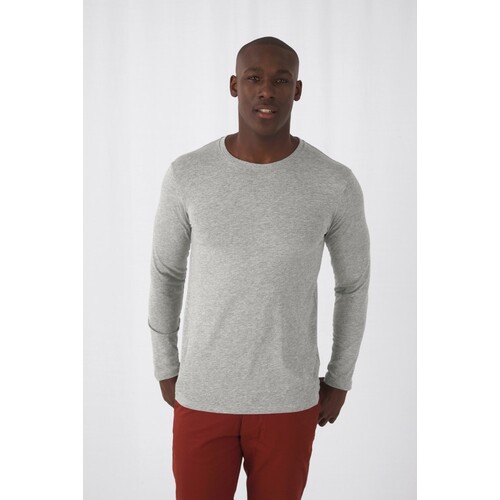 B&C BE INSPIRED Inspire Long Sleeve T /Men_° (White, S)