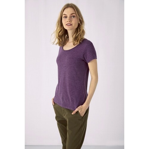 B&C BE INSPIRED Women´s Triblend T-Shirt (Heather Forest, XS)