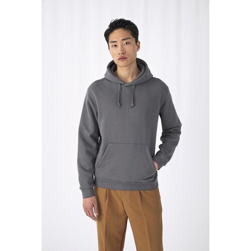 B&C BE INSPIRED Hooded Sweat (Steel Grey (Solid), XL)
