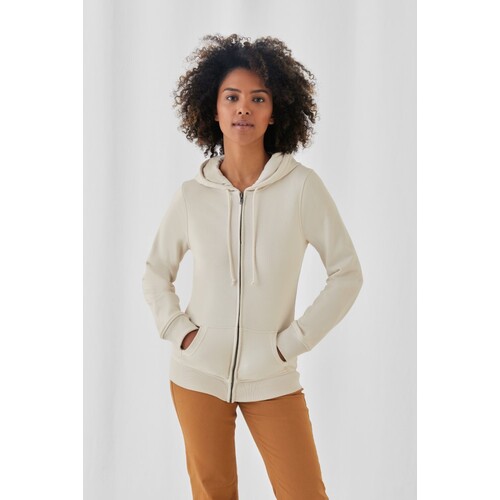 B&amp;C Inspire Zipped Hood Jacket /Women_° (Navy, XS)