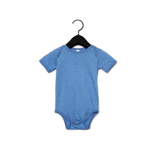 Bella Baby Jersey Short Sleeve Onesie (Heather Maroon, 18-24 Monate)