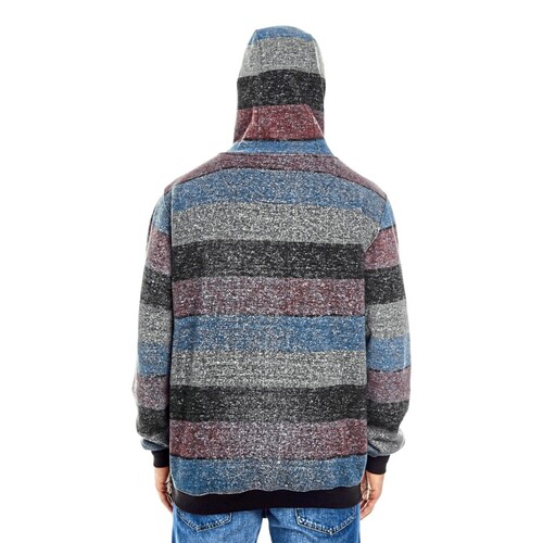 Printed Striped sweater Marl