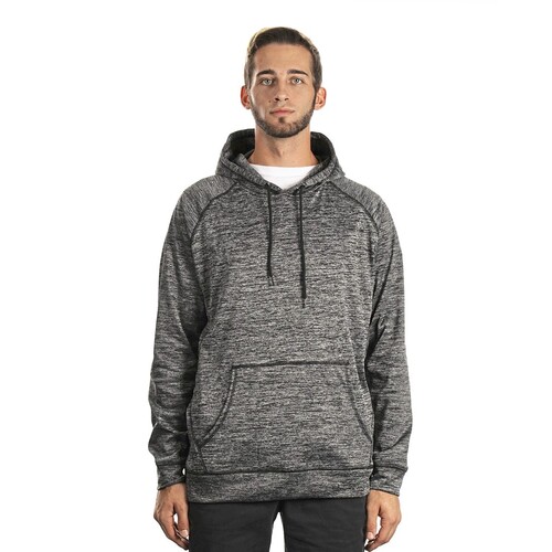 Burnside Men's Performance Raglan Sweater (Black, L)