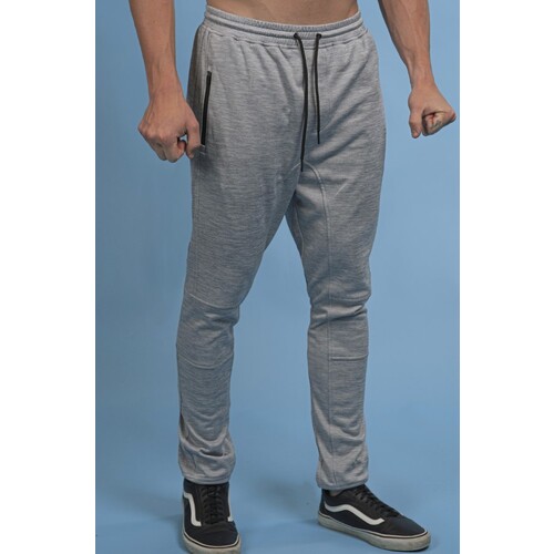 Burnside Tech Fleece Knit Jogger Pant (Heather Charcoal, S)