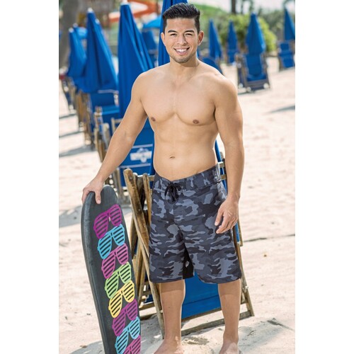 Burnside Stretch Board Shorts (Black, 40)