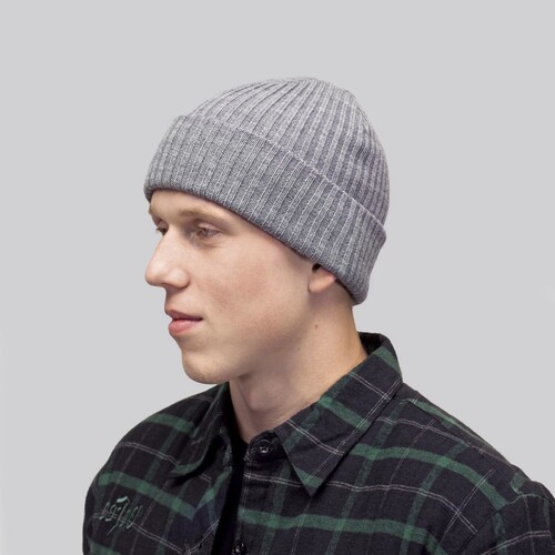 POLYLANA® Rib Beanie con risvolto