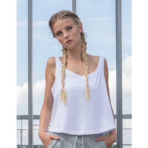 Ladies` oversized tank top