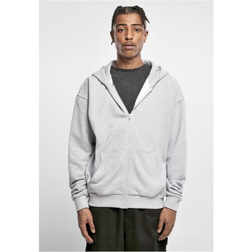 Build Your Brand Ultra Heavy Zip Hoody (Black, L)