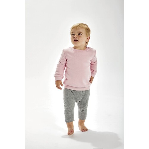 Babybugz Baby Essential Sweatshirt (Heather Grey Melange, 18-24 Monate)