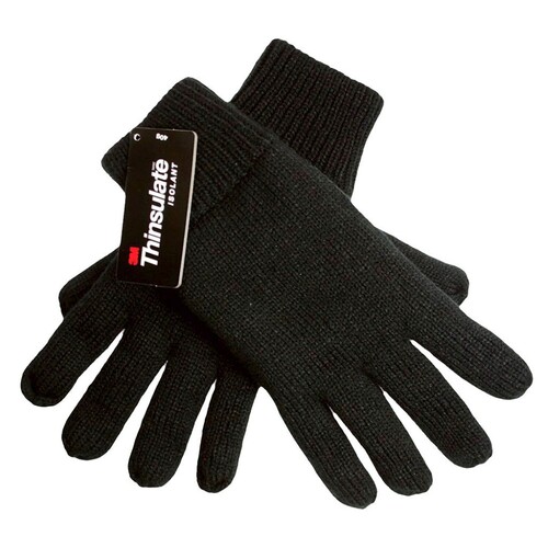L-merch Thinsulate Gloves (Black, M/L)