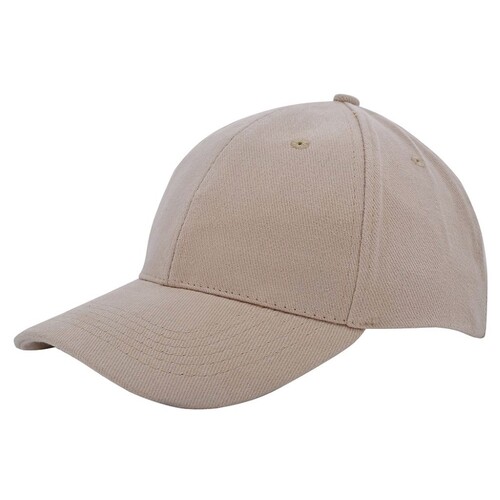 L-merch Heavy Brushed Cap (Brown, One Size)