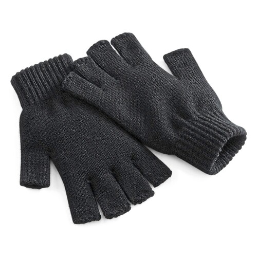 Beechfield Fingerless Gloves (Black, S/M)