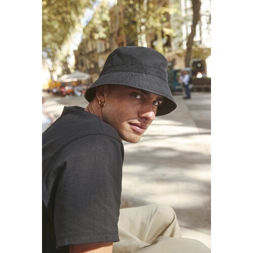 Beechfield Recycled Polyester Bucket Hat (French Navy, S/M)