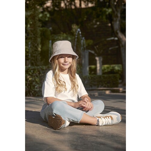 Beechfield Junior Organic Cotton Bucket Hat (Navy, M/L (7-12 Jahre))