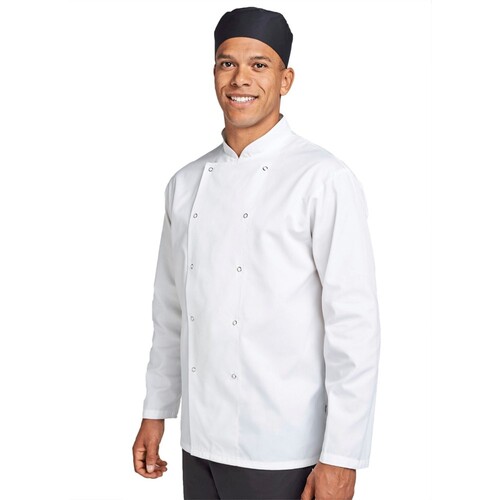 Dennys London Unisex Long Sleeve Chef Jacket (White, XXS)