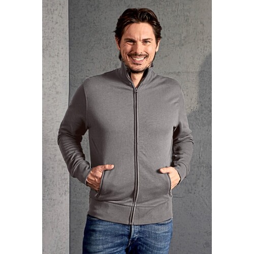 Veste Promodoro pour hommes Stand-Up Collar (Sports Grey (Heather), M)