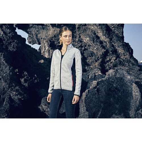 Promodoro Women´s Knit Jacket Workwear (Heather Grey, 3XL)