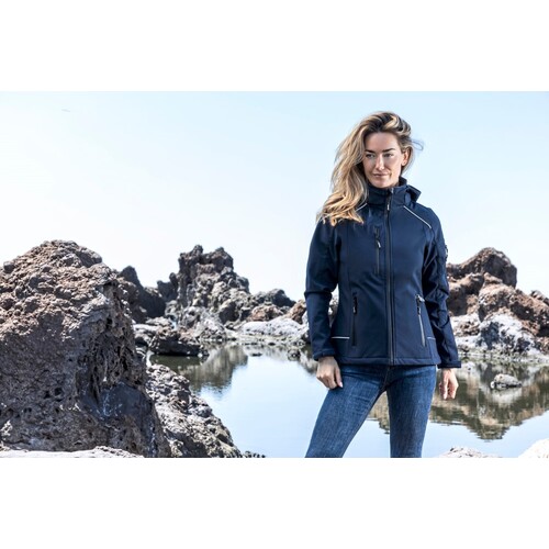 Promodoro Women's Warm Softshell Jacket (Navy, XL)