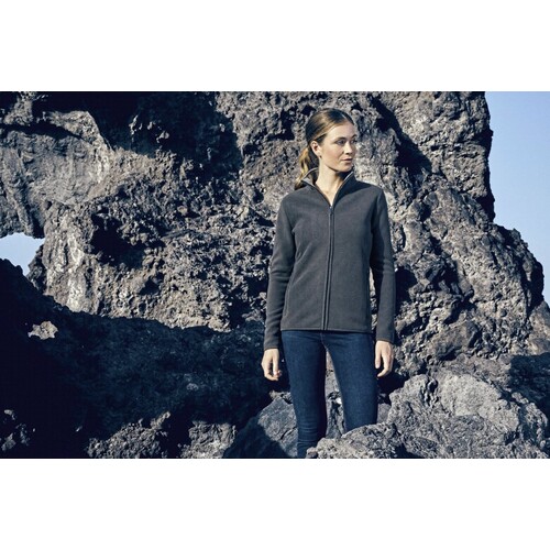 Chaqueta polar doble Promodoro para mujer (Steel Gray, 3XL)