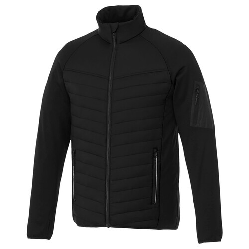 Elevate Life Men's Banff Hybrid Insulated Jacket (Storm Grey, XS)