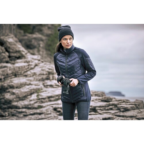 Giacca isolata ibrida Banff da donna di Elevate Life (Storm Grey, L)