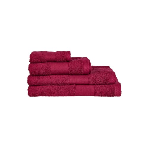 Asciugamano biologico per ospiti Fair Towel (Black, 30 x 50 cm)