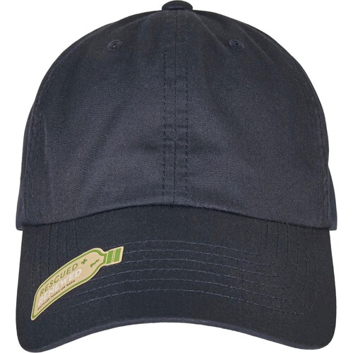 FLEXFIT Recycled Polyester Dad Cap (Light Charcoal, One Size)