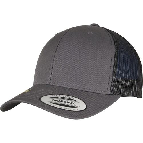 FLEXFIT YP Classics Recycled Retro Trucker Cap 2-Tone (Olive, White, One Size)