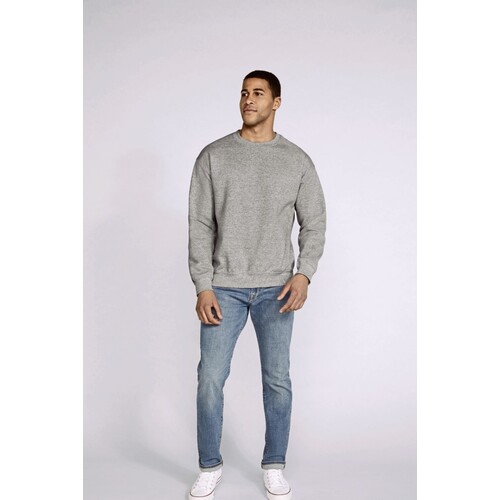Gildan DryBlend® Adult Crewneck Sweatshirt (White, XXL)