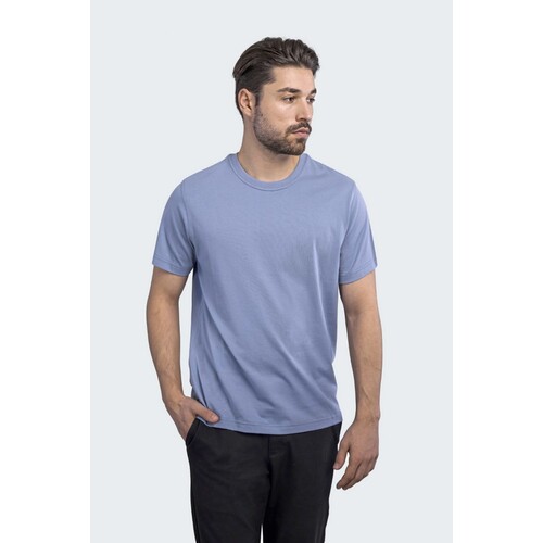 HRM Men's Luxury Roundneck Tees (Sand, L)