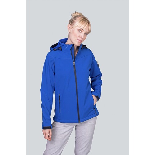 Giacca softshell con cappuccio da donna