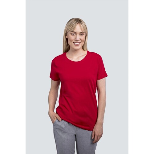 Camisetas de lujo con cuello redondo para mujer de HRM (Sand, 5XL)