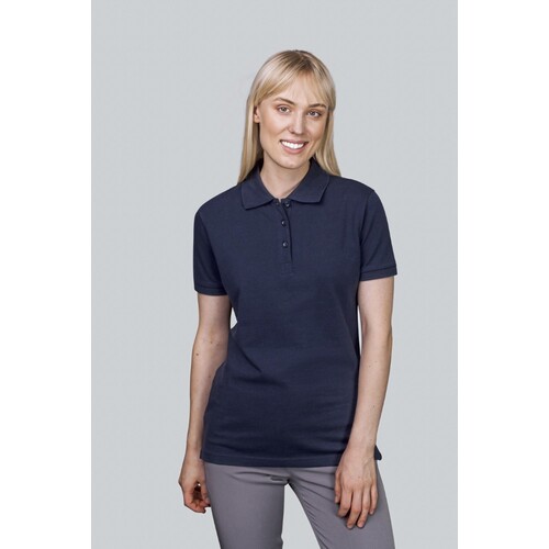 HRM Women's Heavy Stretch Polo (Sand, M)