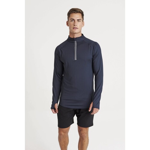 Just Cool Cool-Flex 1/2 Zip Top (French Navy, S)