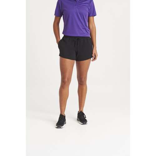 Just Cool Women´s Cool Jog Short (Jet Black, XL)