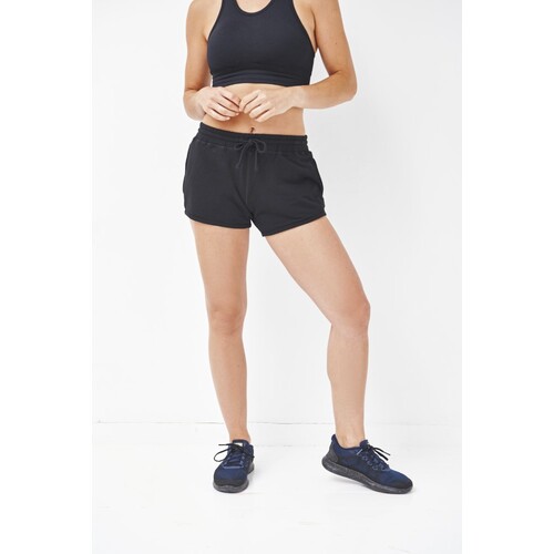 Just Cool Women´s Cool Jog Short (Jet Black, XL)