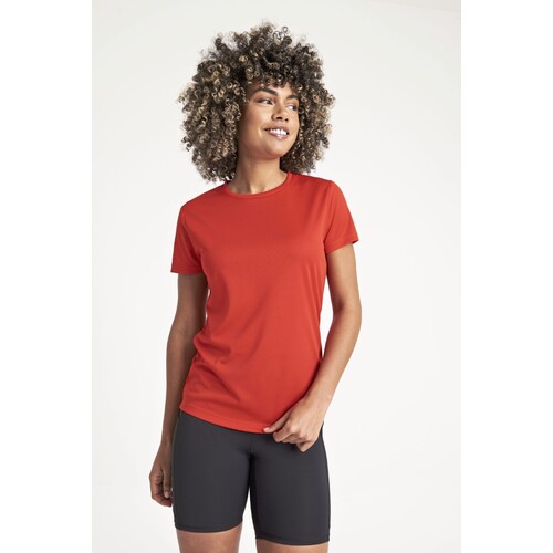 Just Cool Women´s Recycled Cool T (Fire Red, L)