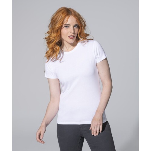 JHK Ladies´ Regular Comfort T-Shirt (White, XXL)