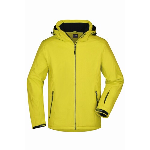 James&Nicholson Men´s Wintersport Jacket (Yellow, 3XL)