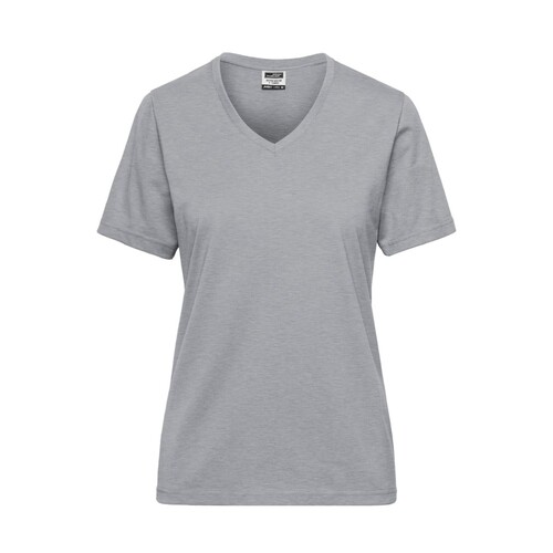 James&Nicholson Ladies´ Bio Workwear T-Shirt (White, XS)