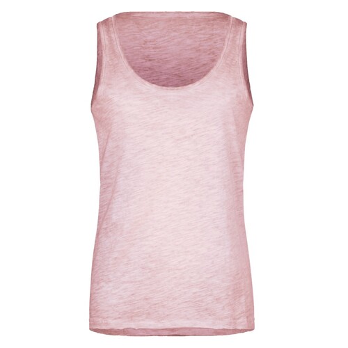 James&Nicholson Ladies´ Slub-Top (Chili, XS)