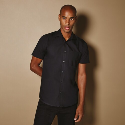 Tailored Fit Poplin Shirt Short Sleeve