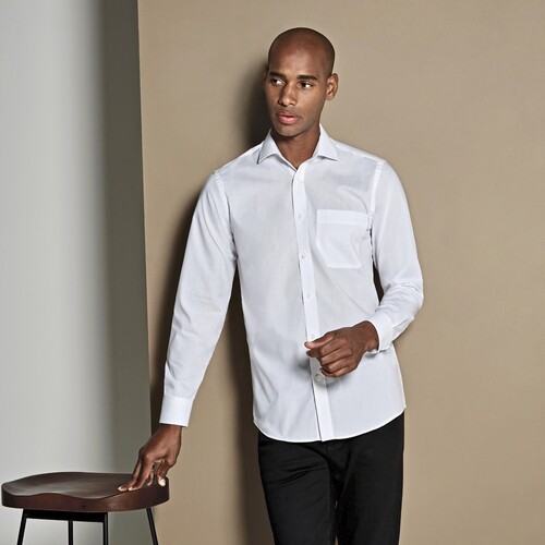 Tailored Fit Poplin Shirt Long Sleeve