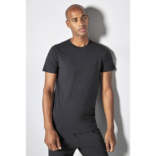 Kustom Kit Fashion Fit Cotton Tee (Black, XS)