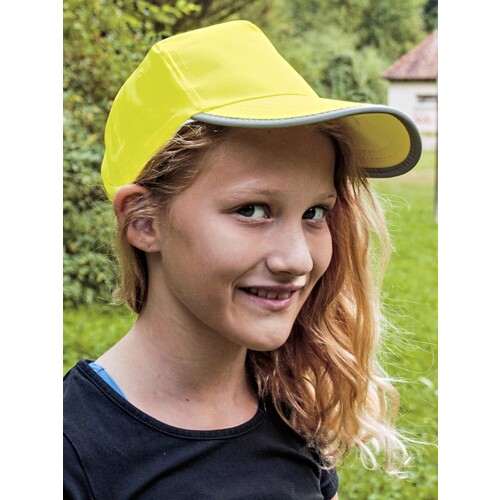 Korntex Kids´ Basic Hi-Vis Cap Montpelier (Signal Orange, One Size)